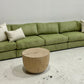 Custom Order - Green Modular Corduroy Sofa