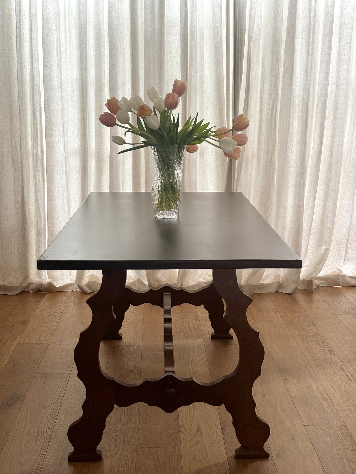 Spanish Vintage Wooden Dining Table