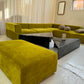 Bespoke Chartruese Block Modular Sofa Set