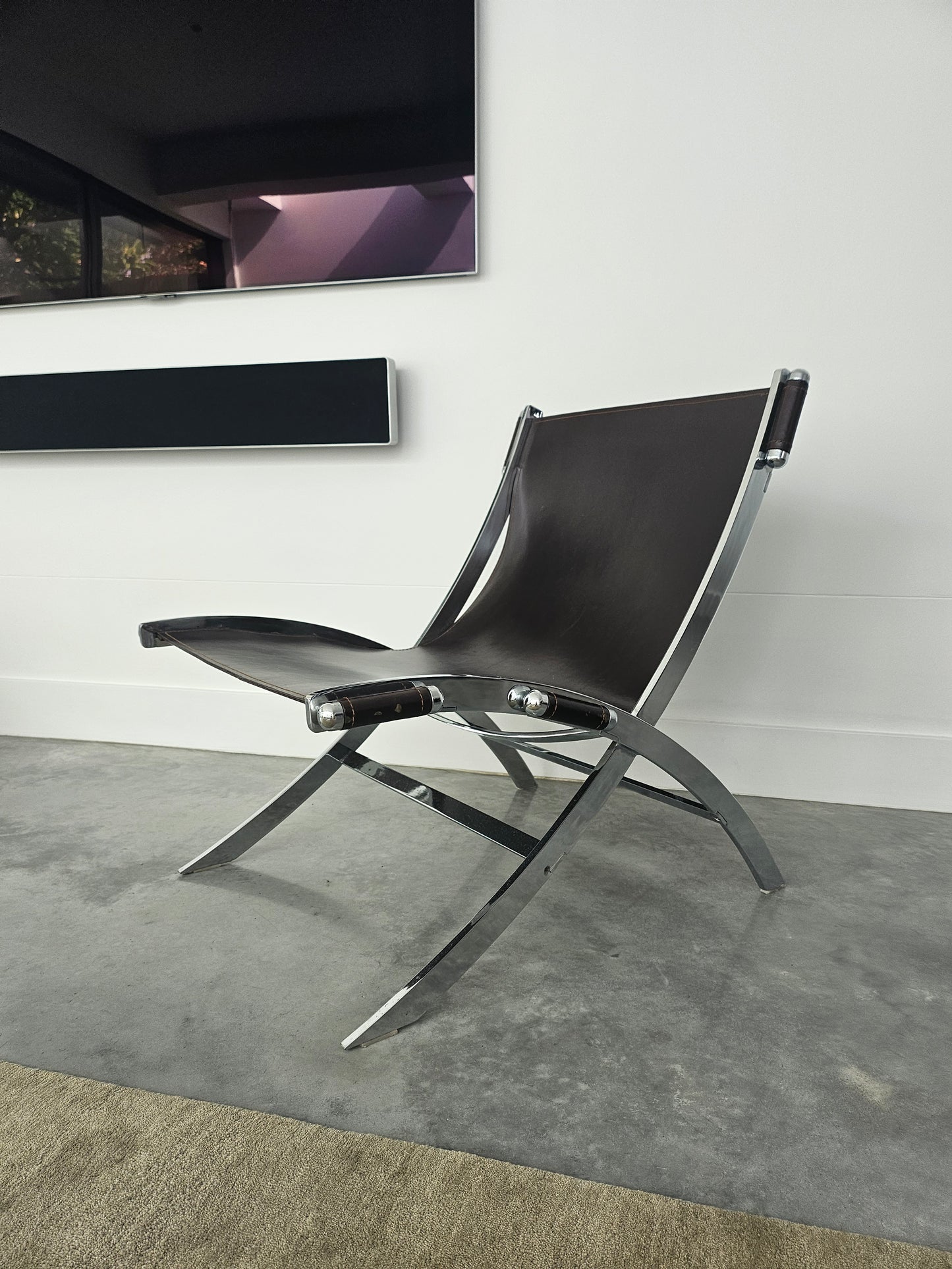 Post Modern Scissor Chair by Paul Tuttle - Two Available