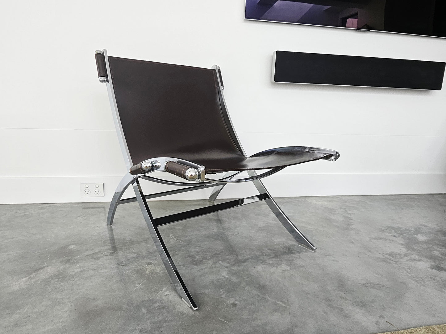 Post Modern Scissor Chair by Paul Tuttle - Two Available