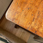 Vintage timber trestle table