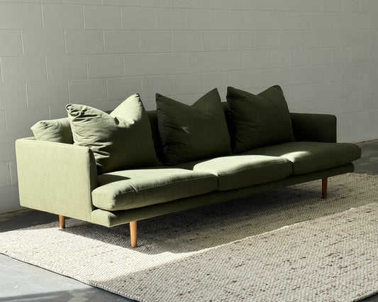Custom Linen Jardan Nook Sofa