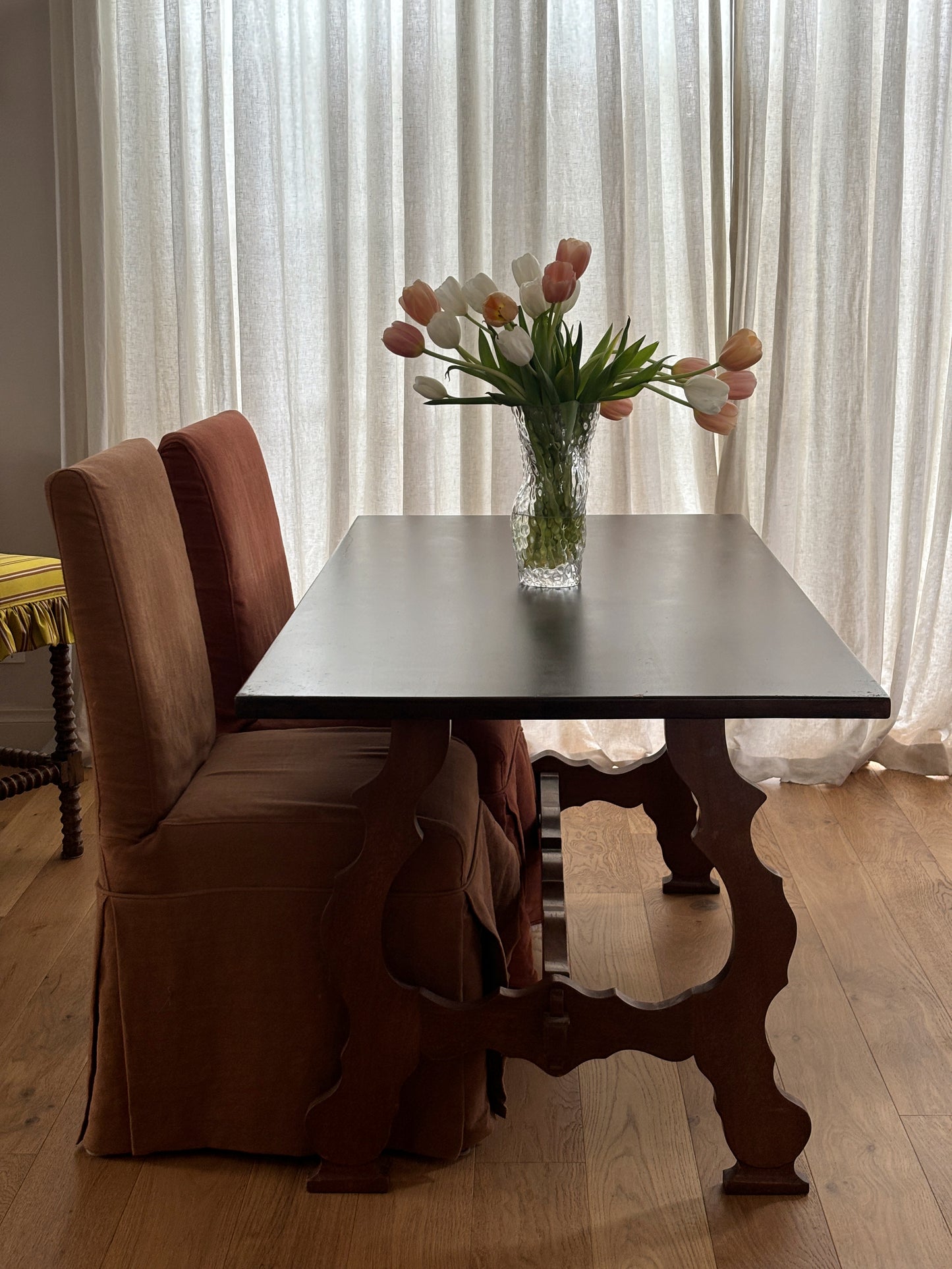 Spanish Vintage Wooden Dining Table