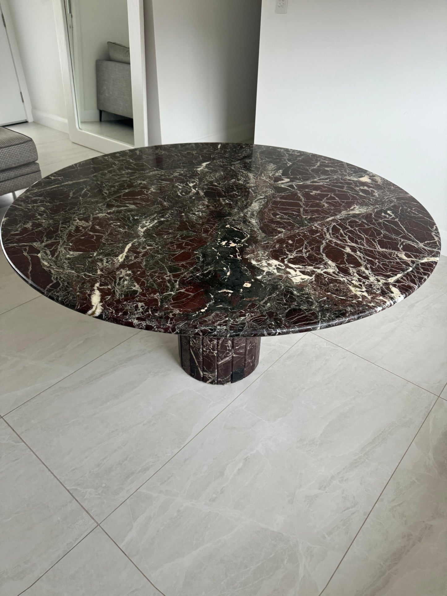 Italian Marble Dining Table