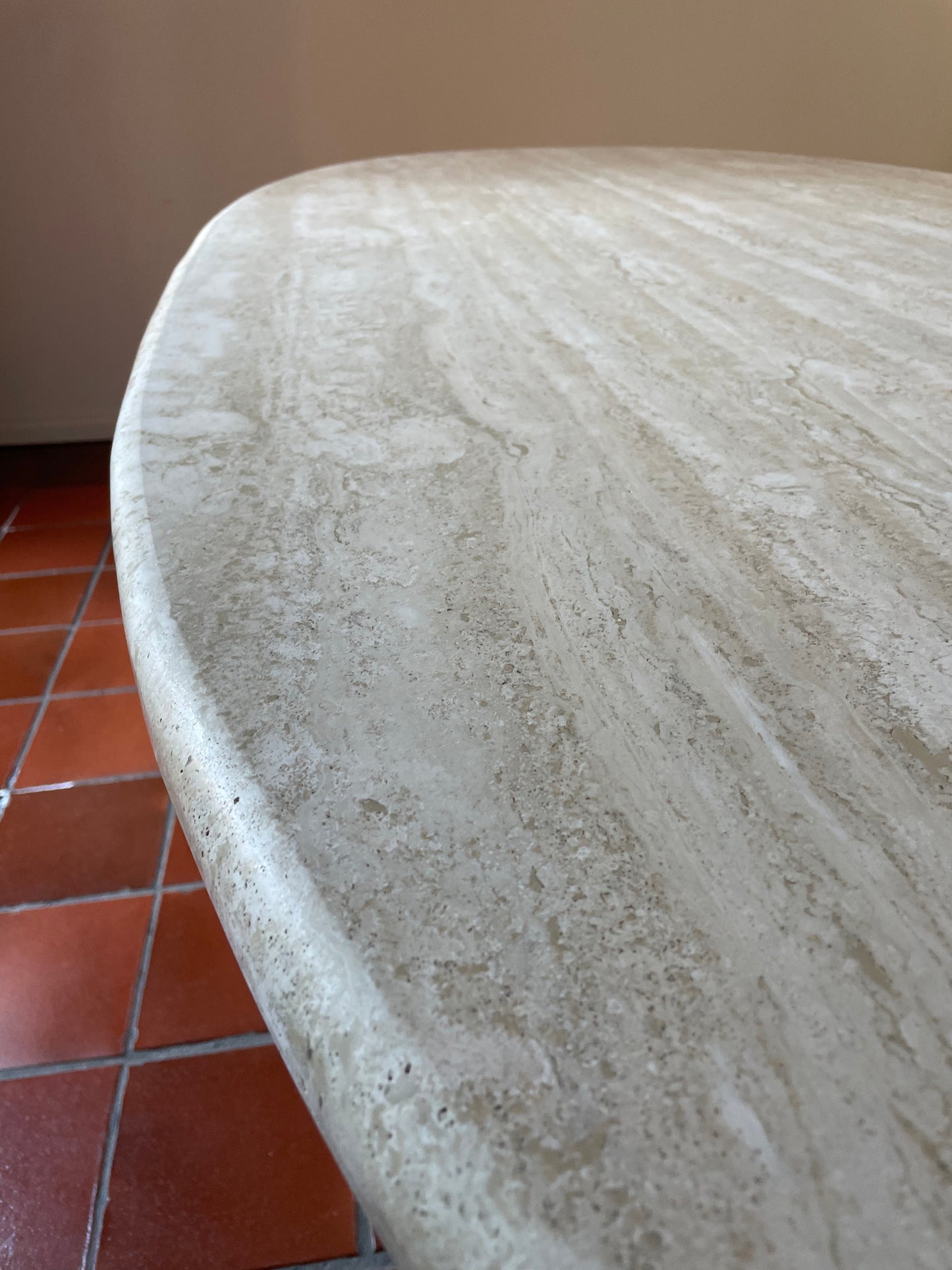 Travertine Dining Table