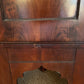 Antique Flambe Mahogany Corner Cabinet