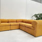 Yellow Corduroy Modular Sofa