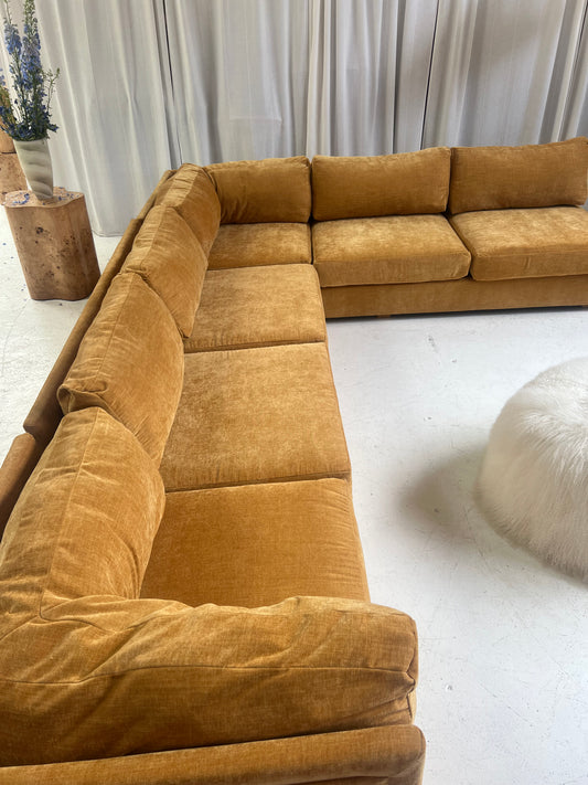 Bespoke Mustard Modular Sofa Set