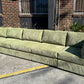 Custom Order - Green Modular Corduroy Sofa