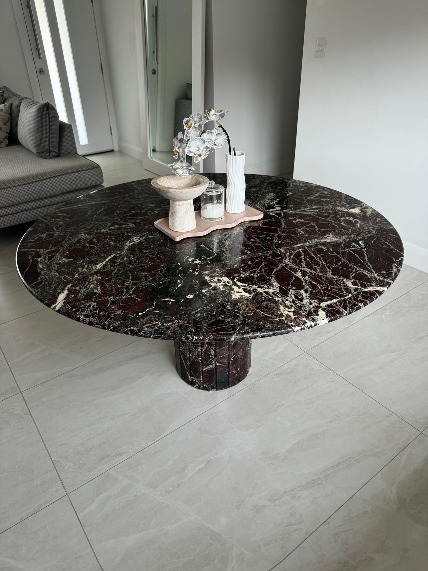 Italian Marble Dining Table