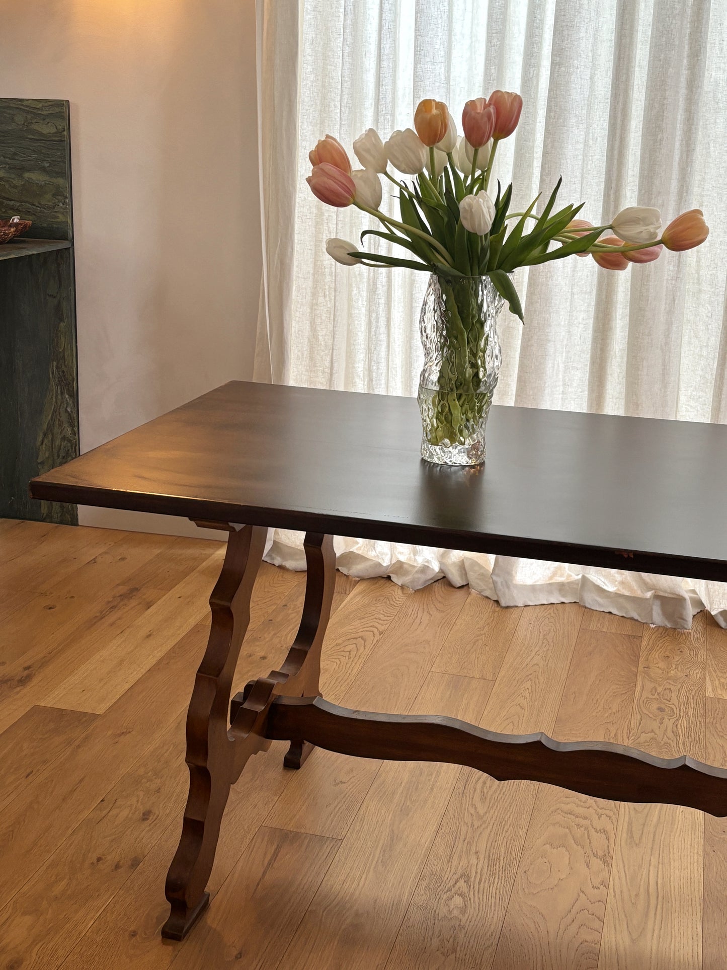 Spanish Vintage Wooden Dining Table