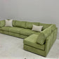 Custom Order - Green Modular Corduroy Sofa