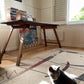 Vintage timber trestle table