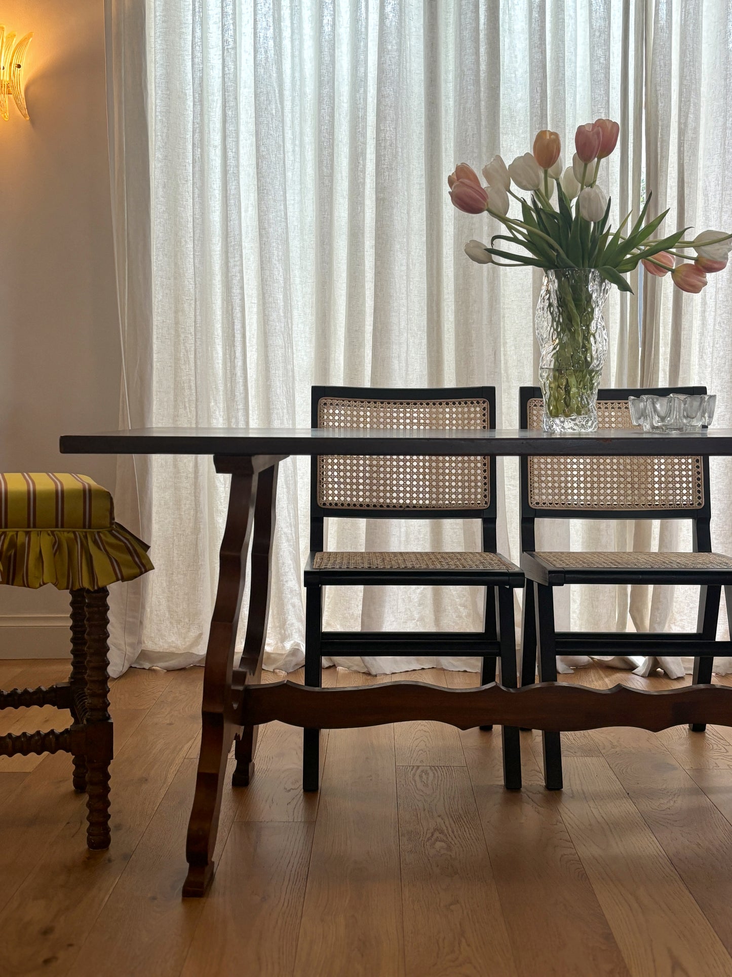 Spanish Vintage Wooden Dining Table