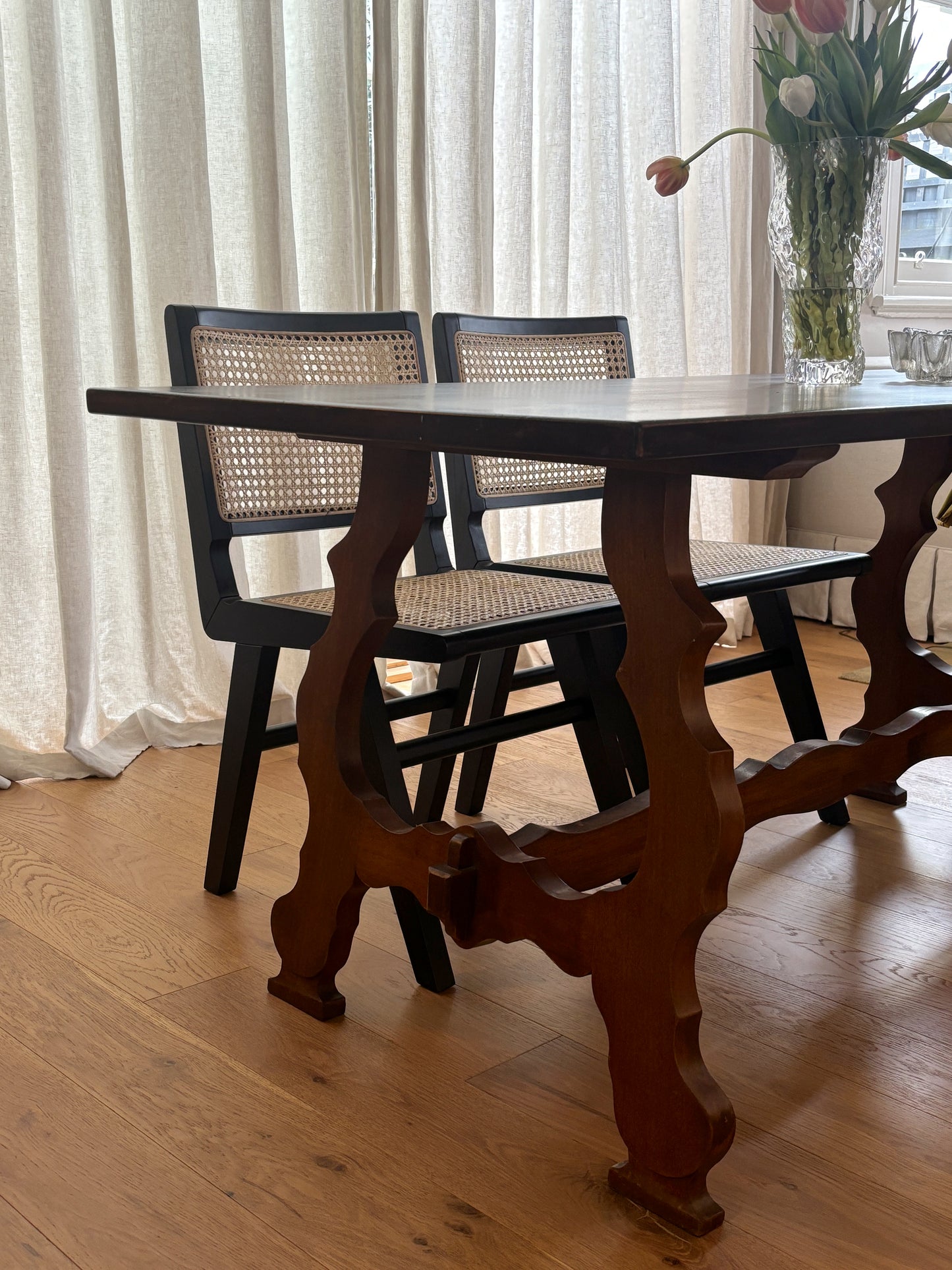 Spanish Vintage Wooden Dining Table