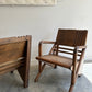Vintage Burmese Teak and Rattan Easy Chair - Two Available
