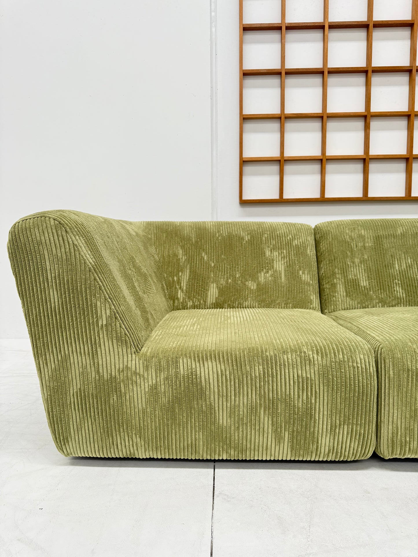 Large Green Modular Sofa