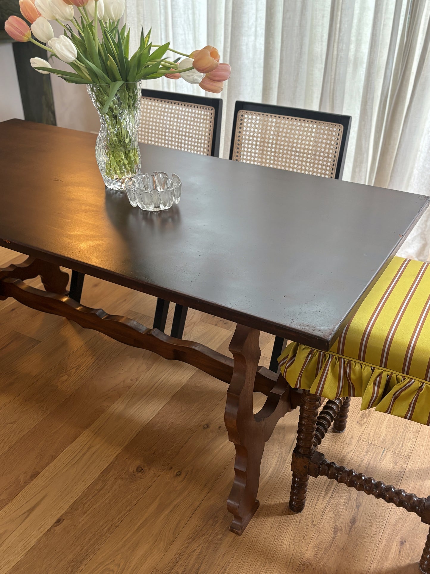 Spanish Vintage Wooden Dining Table