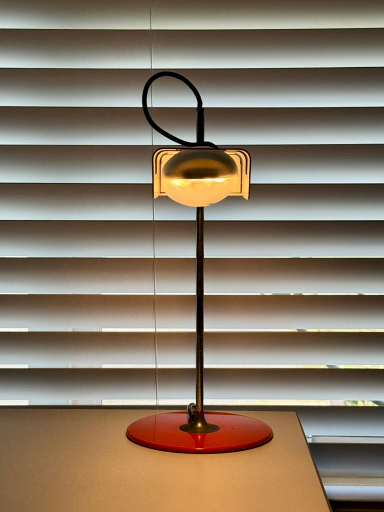 Original Bintage 1960's Oluce Joe Colombo Spider 291 Table Lamp