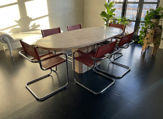 Travertine Dining Table