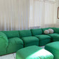 Bespoke Pillowy Green Modular Sofa