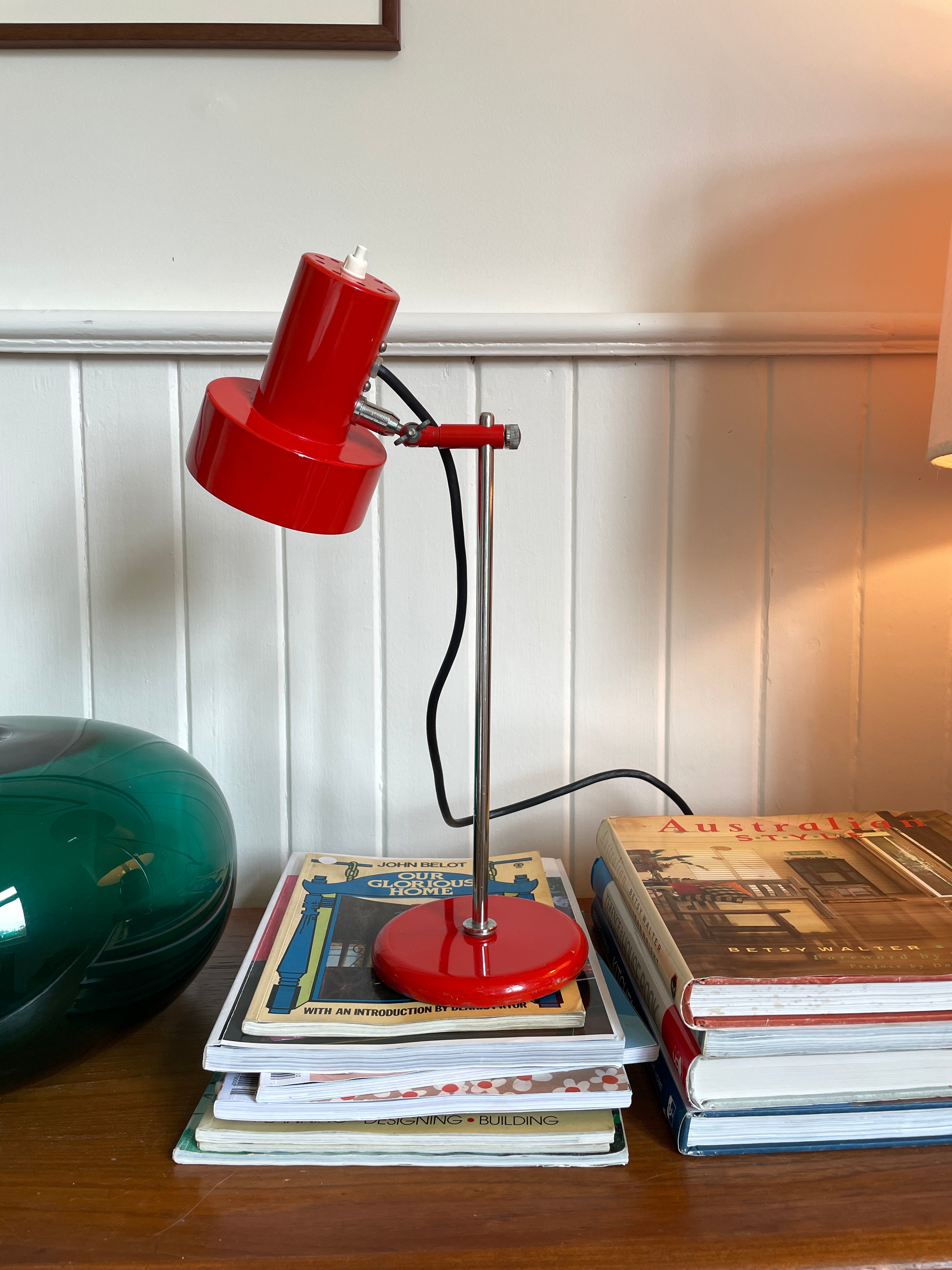 Desk deals lamp vintage