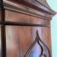 Antique Flambe Mahogany Corner Cabinet