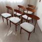 Set of Six Farstrup #210 Teak Dining Chairs