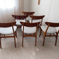 Set of Six Farstrup #210 Teak Dining Chairs