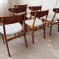 Set of Six Farstrup #210 Teak Dining Chairs