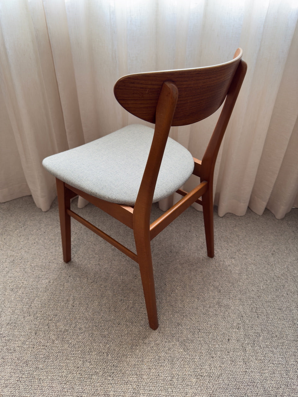 Set of Six Farstrup #210 Teak Dining Chairs