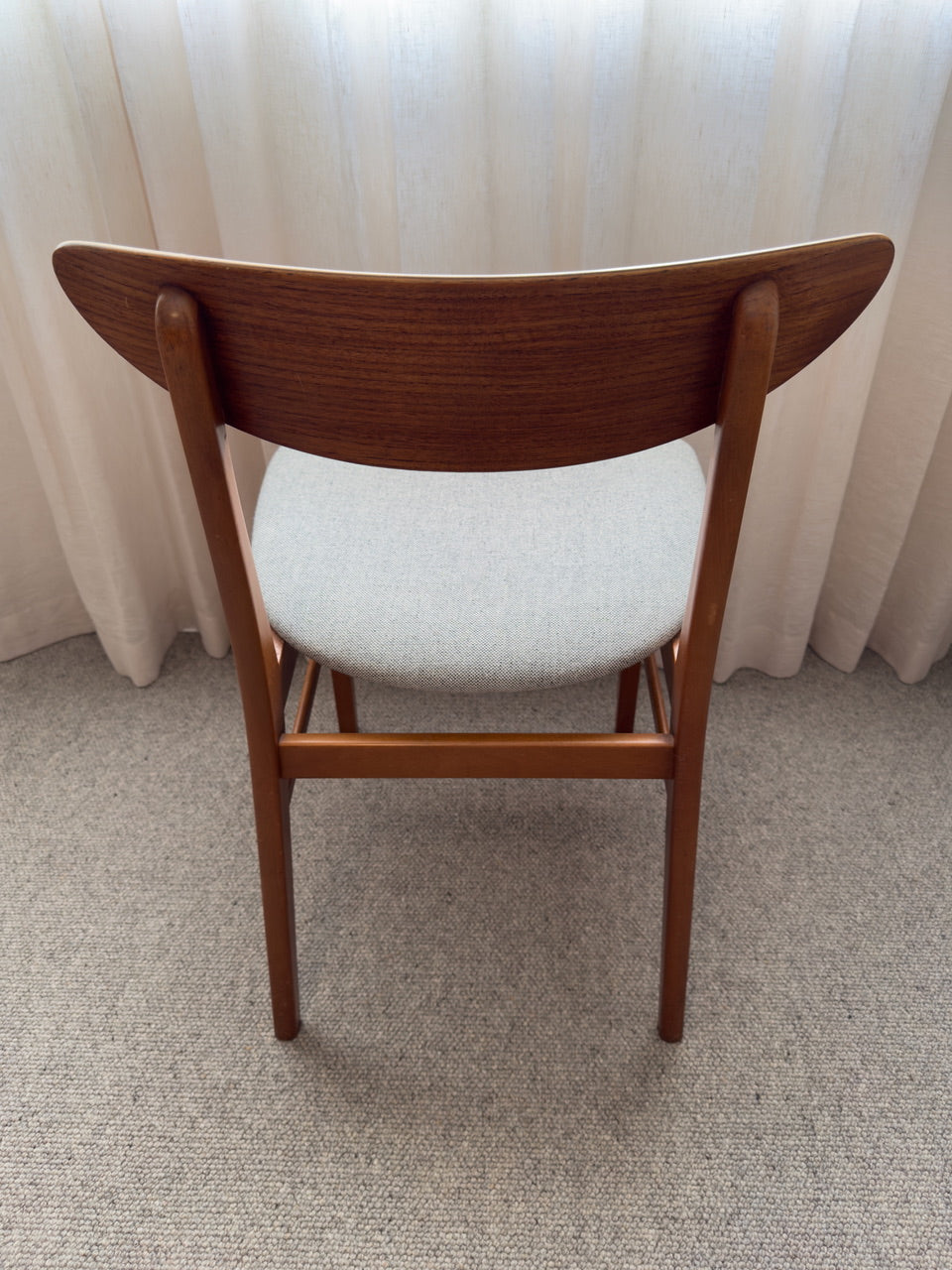 Set of Six Farstrup #210 Teak Dining Chairs