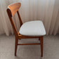 Set of Six Farstrup #210 Teak Dining Chairs