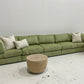 Custom Order - Green Modular Corduroy Sofa