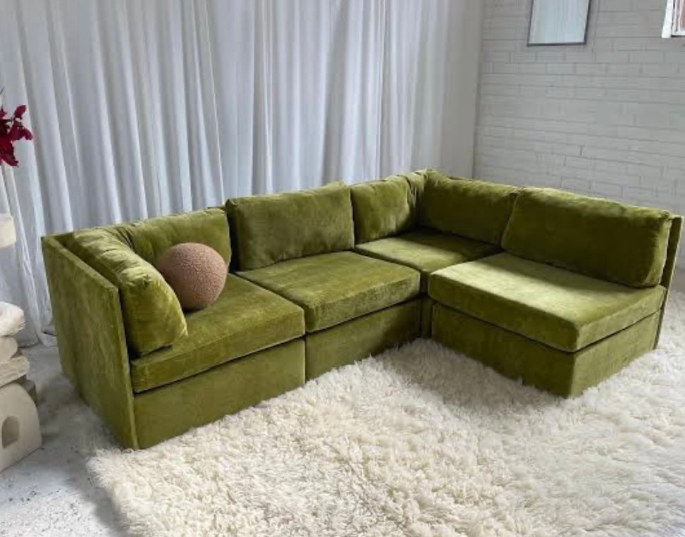 Deposit Green Modular Sofa