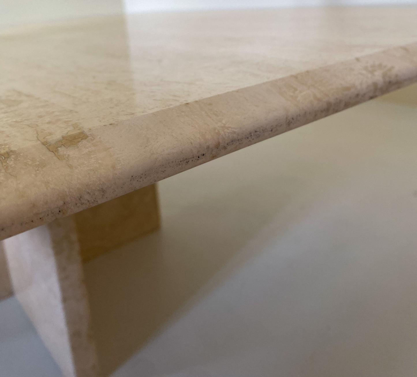 Vintage Travertine Coffee Table - Italy