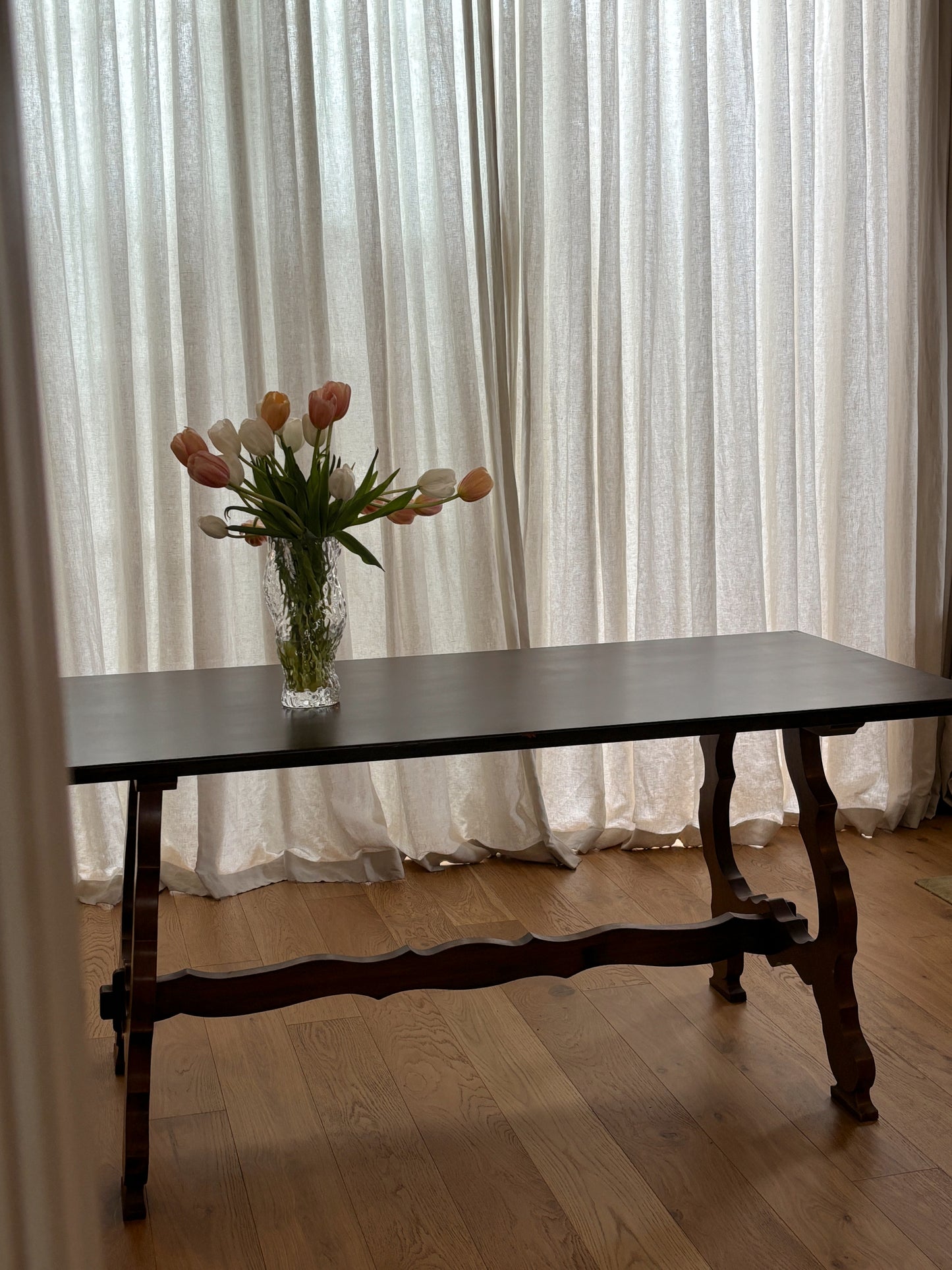 Spanish Vintage Wooden Dining Table