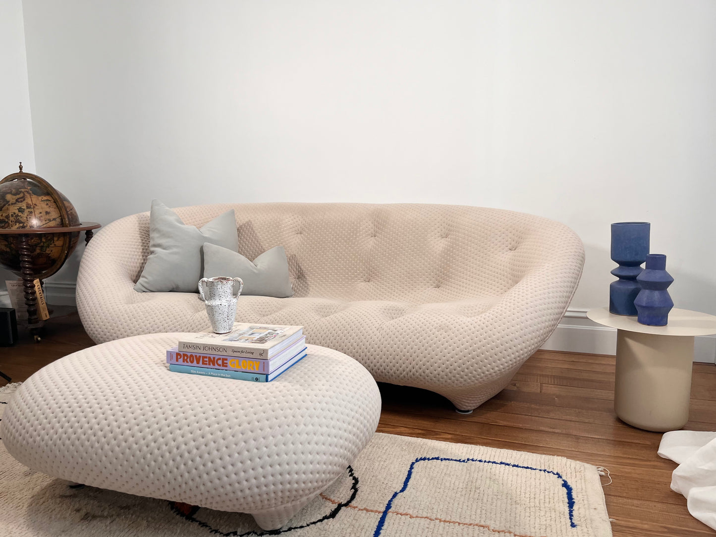 Lignet Roset Ploum Settee and Footstool