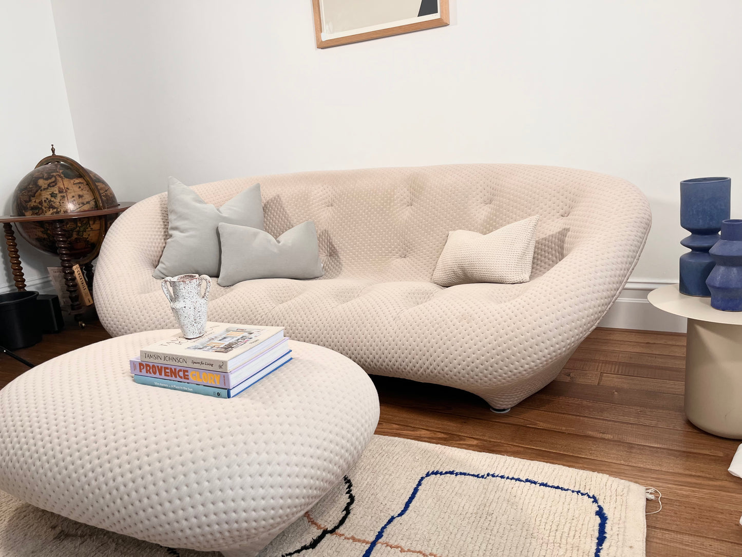 Lignet Roset Ploum Settee and Footstool