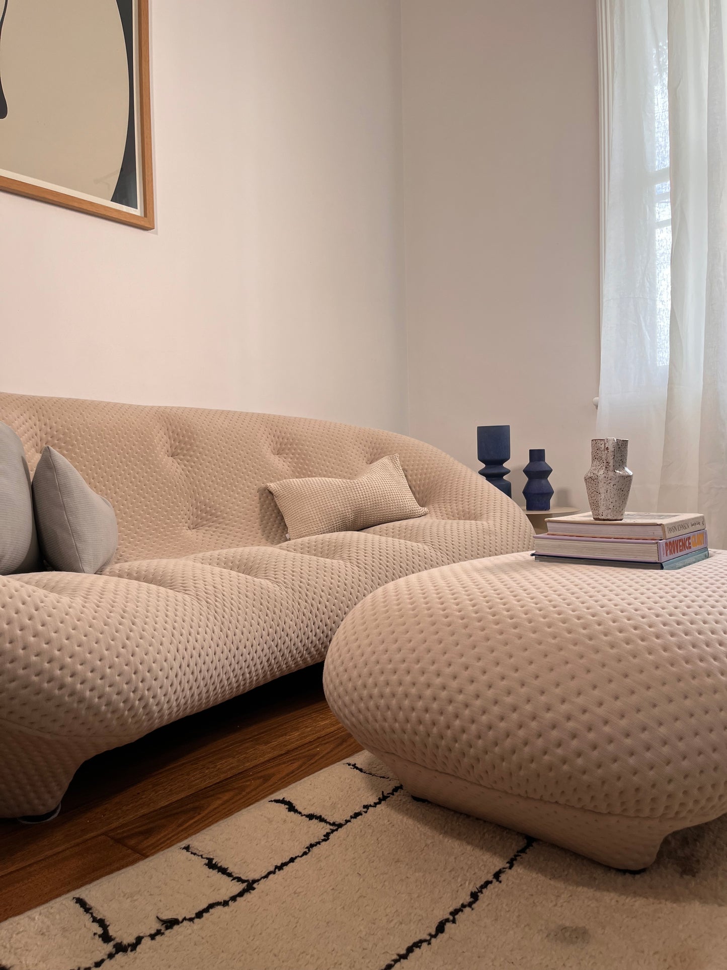 Lignet Roset Ploum Settee and Footstool