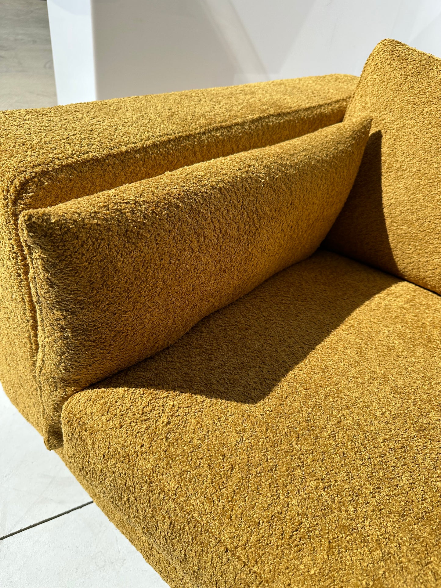 Mustard Jardan Sofa & Ottoman