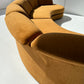 Curved Toffee Sofa