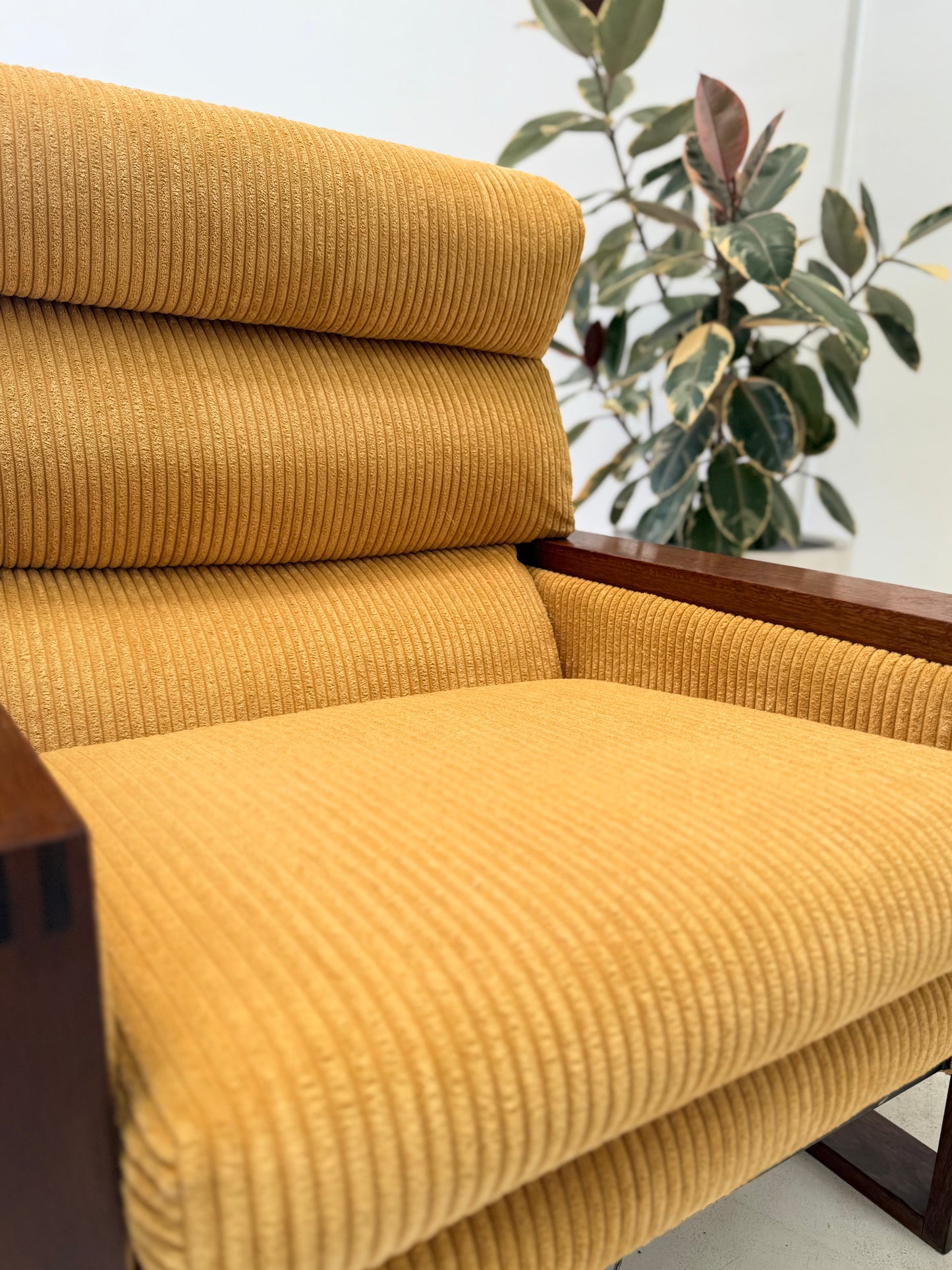 Yellow Cord Sofa