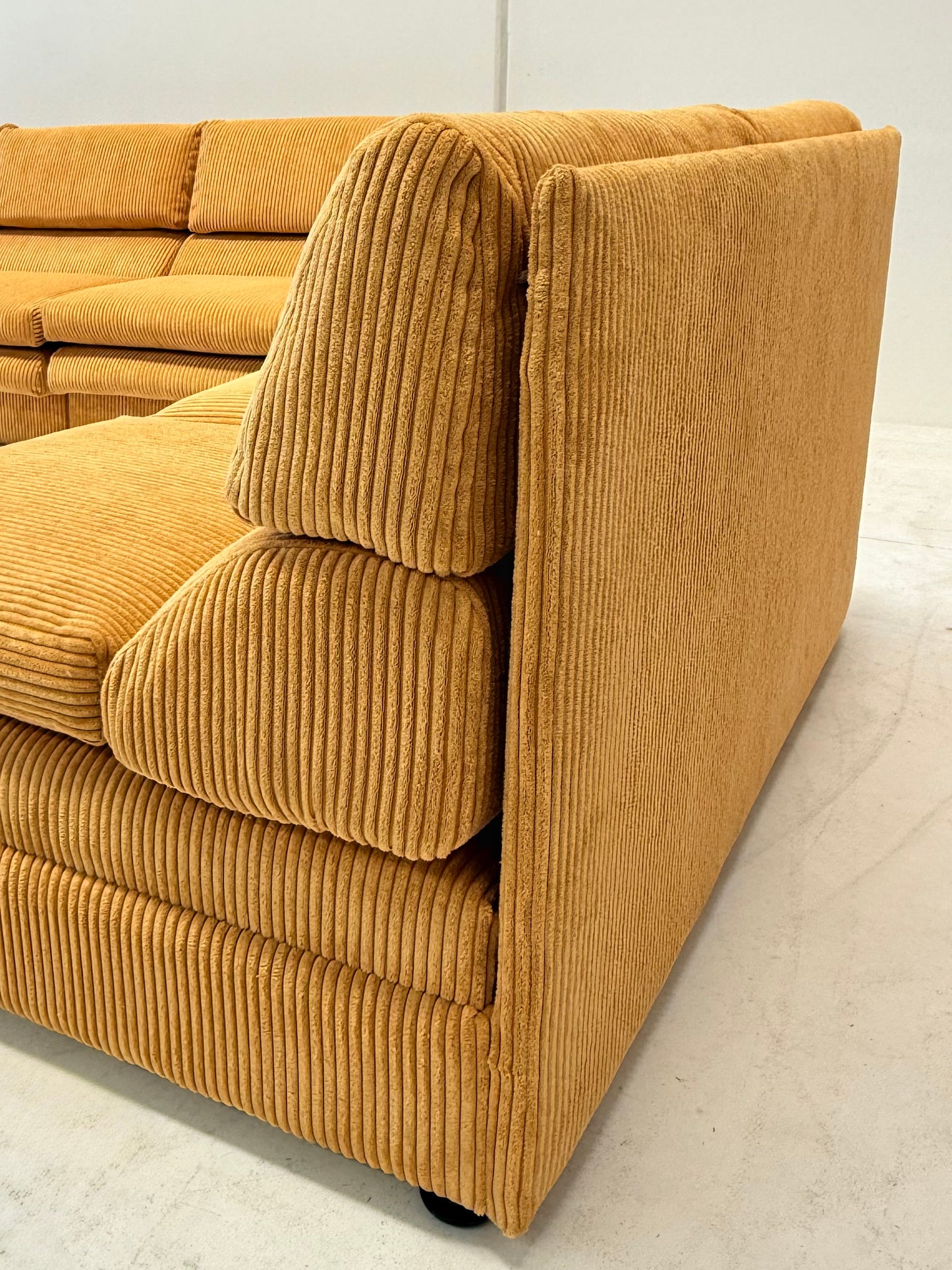 Yellow Cord Sofa