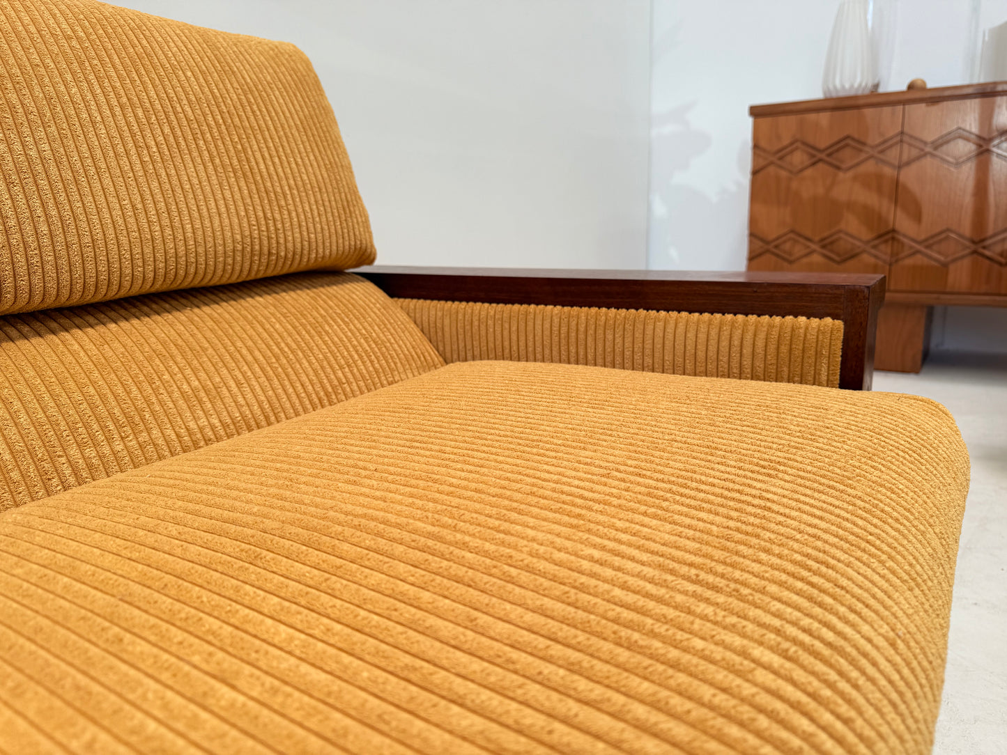 Yellow Cord Sofa