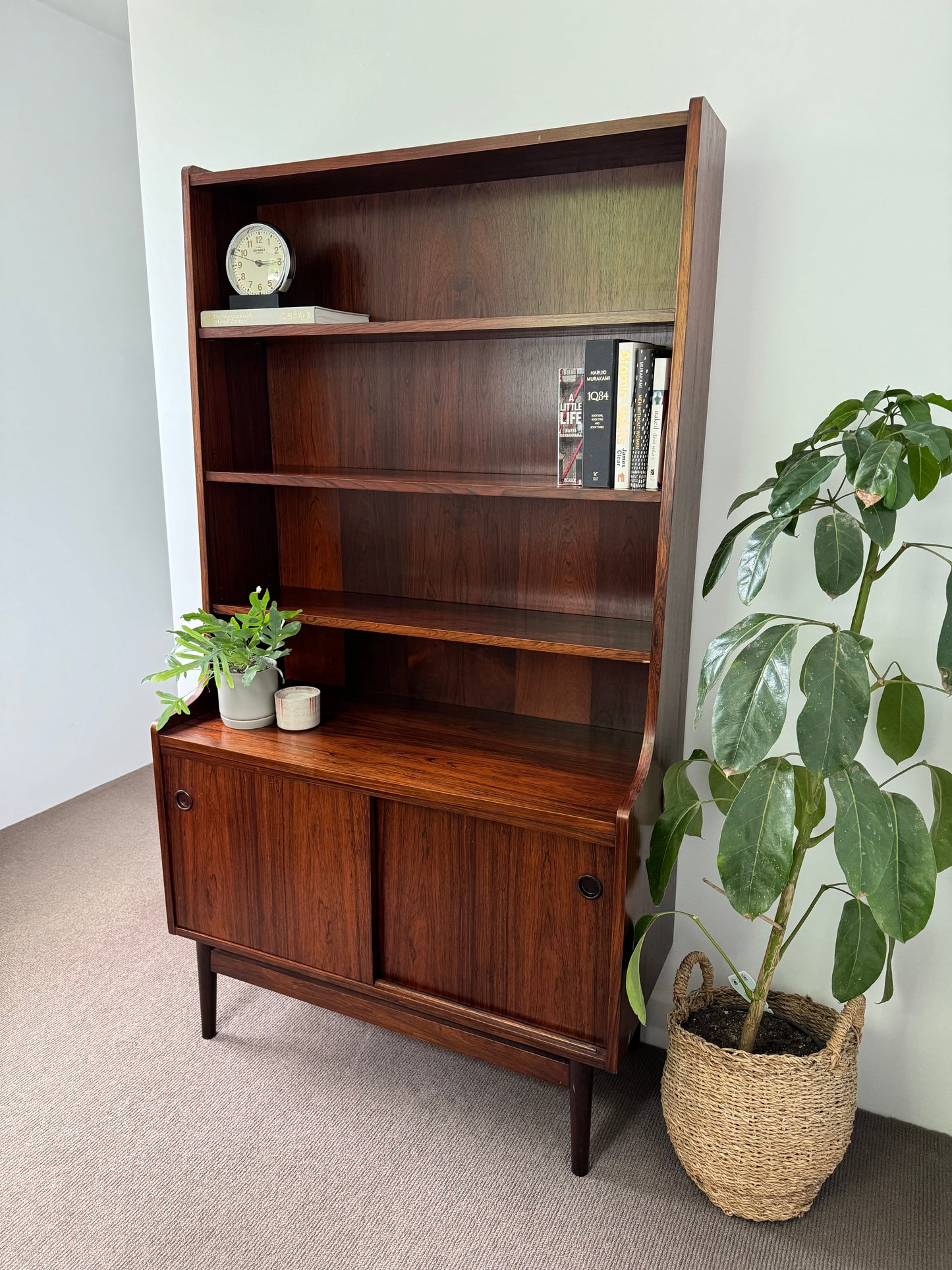 Vintage Mid Century Danish Bookshelf