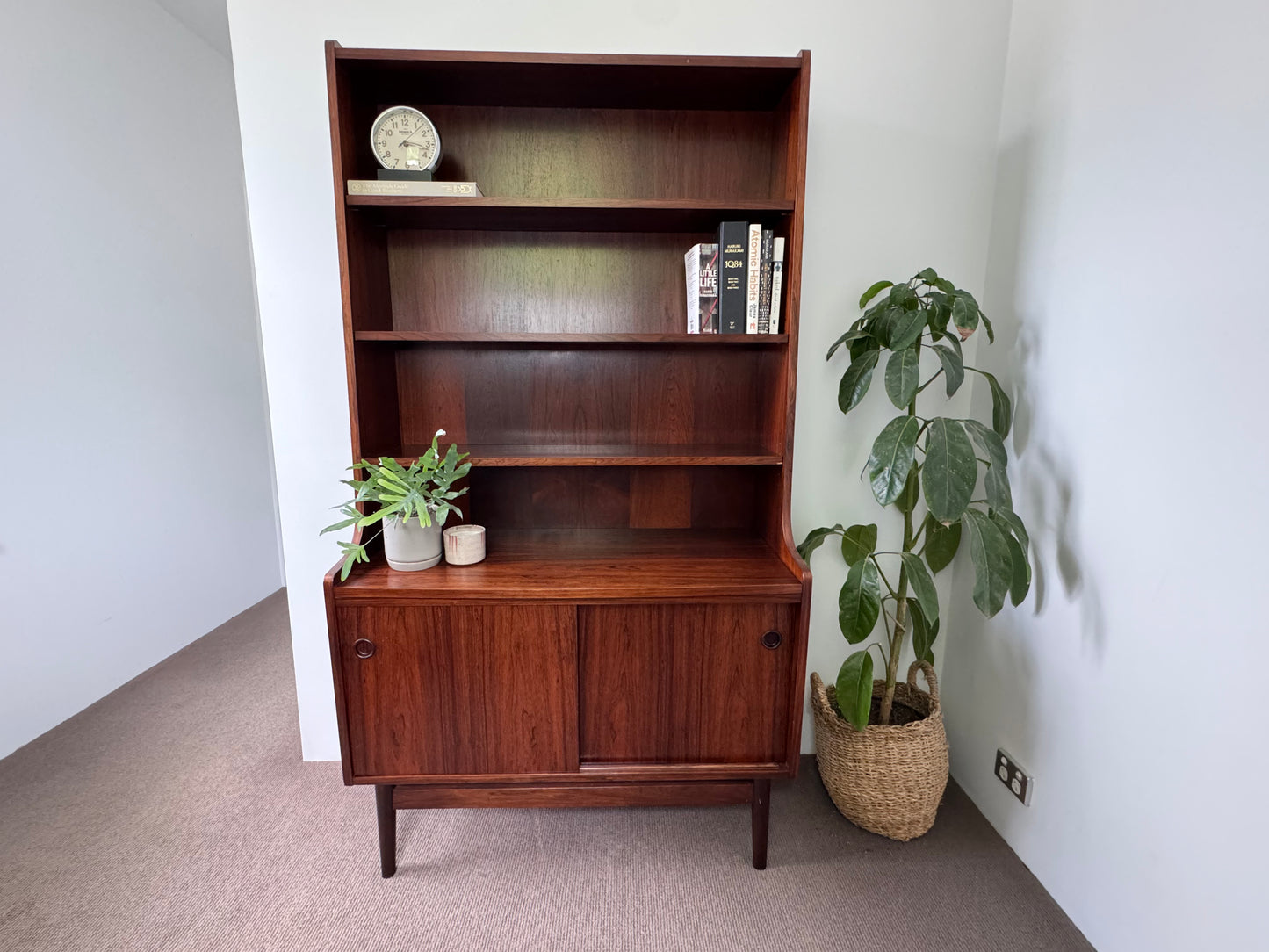 Vintage Mid Century Danish Bookshelf