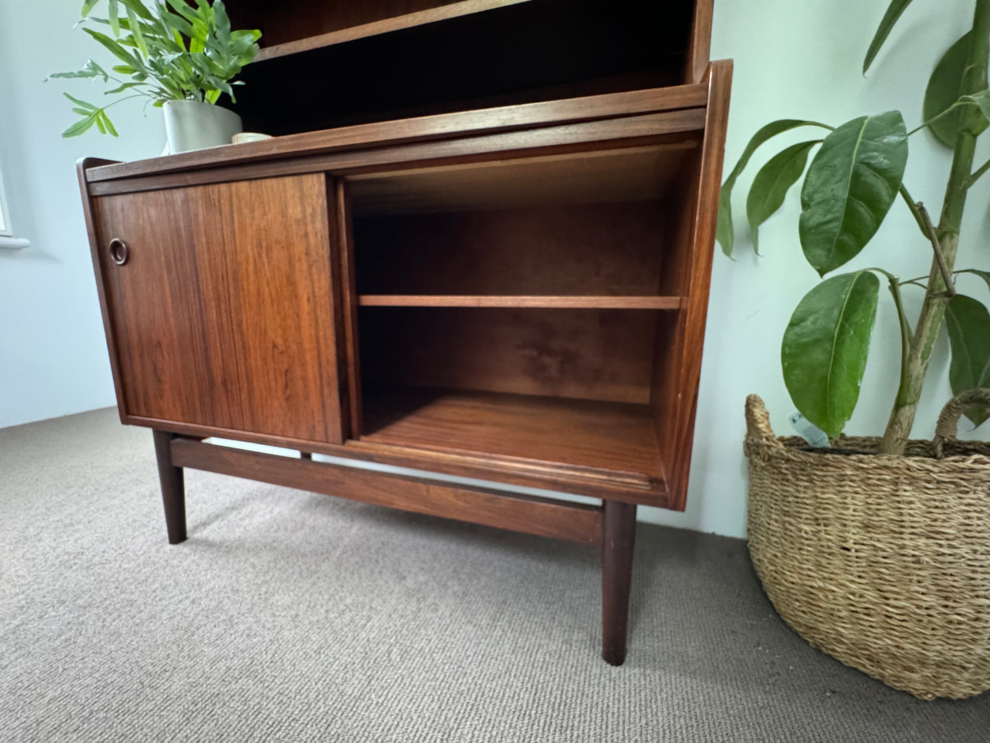 Vintage Mid Century Danish Bookshelf