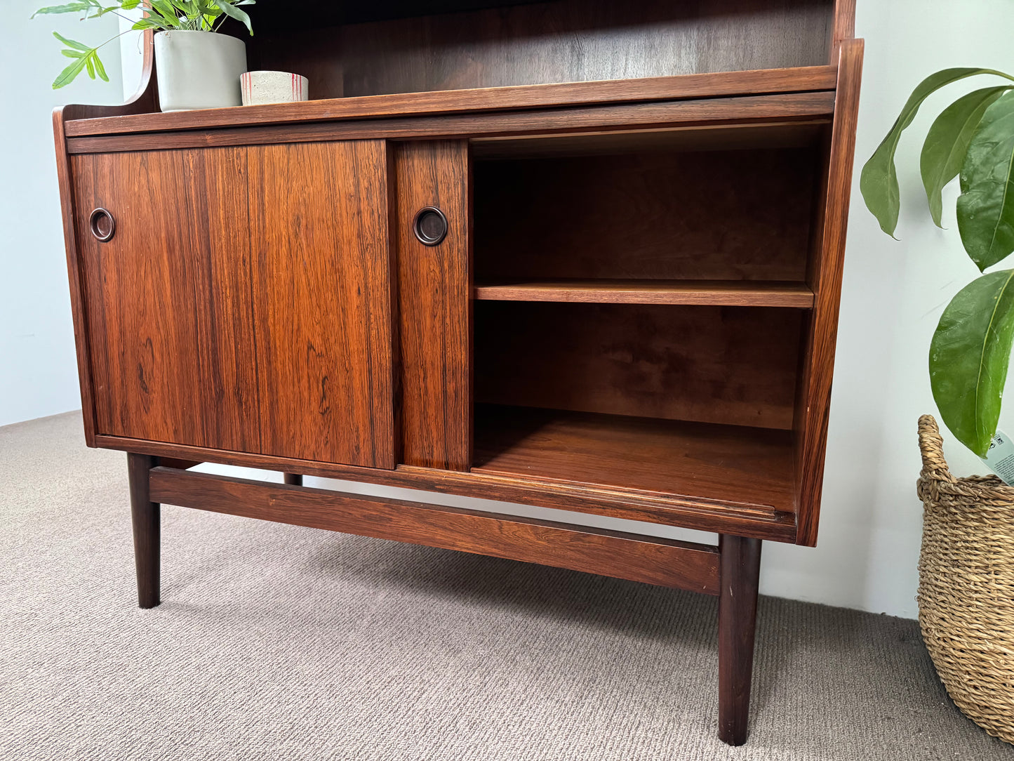 Vintage Mid Century Danish Bookshelf